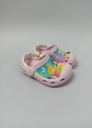 Кроксы crocs disney princess размер 24 (14,5 см.)