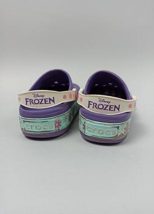 Сабо, кроксы crocs lights frozen fever размер 28 (17,7 см.)3 фото