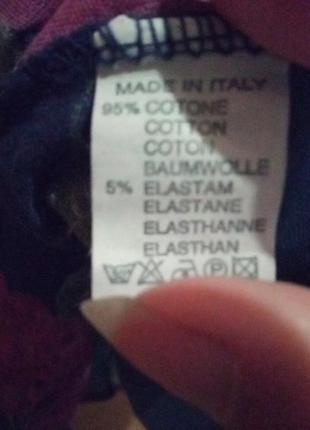Яркая блуза-туника из италии из тончайшего батиста4 фото