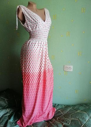 Шикарное длинное платье. гарна довга сукня1 фото