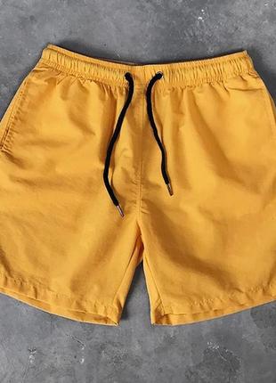 Мужские пляжные шорты (плавки) для плаванья, цвет желтый, разные размеры в наличии