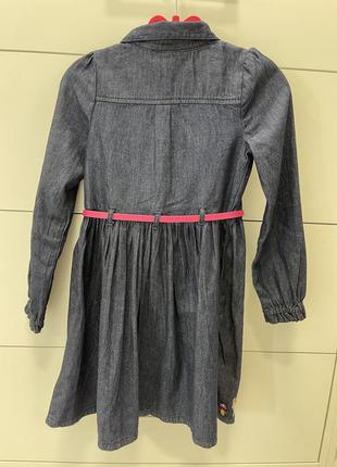 Джинсовое платье для девочки 6-7 лет3 фото