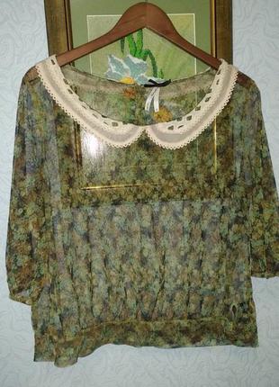 Блуза сеточка винтаж next