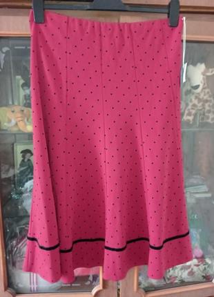 Юбка uk14 мелкий горох
