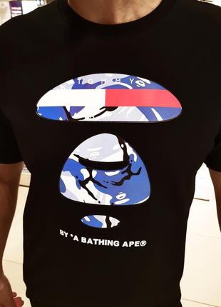 Футболки tommy hilfiger x bape by a bathing ape