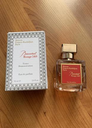 Духи maison francis kurkdjian baccarat rouge 540 edp tester 70 ml.