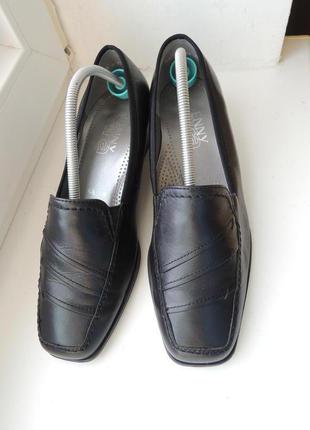 Кожаные туфли jenny ara р.37 евро 4,5 (24 см)