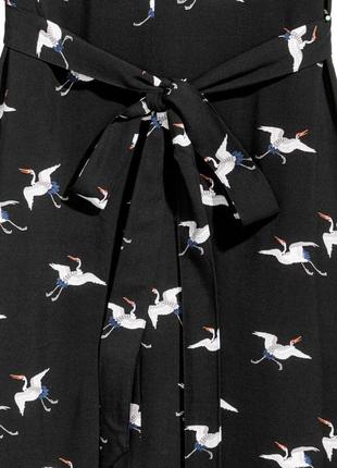 Платье с птичками от h&amp;m, новое, s-m2 фото