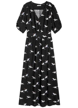 Платье с птичками от h&amp;m, новое, s-m4 фото