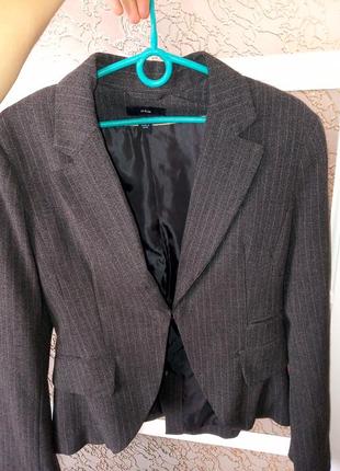Двобортний піджак підлозі фрак ,піджак удленненный з клешным рукавом.7 фото