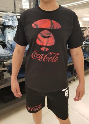 Футболки aape x coca-cola limited collection від bape. рідкісна серія2 фото