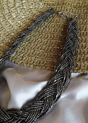 Трендове кольє з бісеру 2