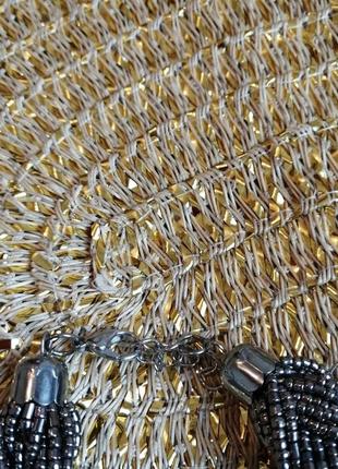 Трендове кольє з бісеру 4