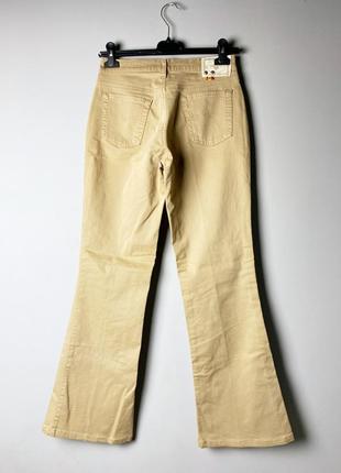 Джинсы бежевые с эластаном лёгкий клёш, bootcut . cimarron