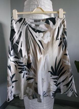 Скидка! шелковая юбка на подкладке taifun collection1 фото