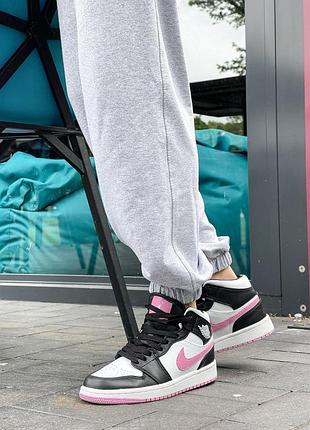 Nike jordan 1, жіночі демісезонні кросівки хайтопы найк джордан