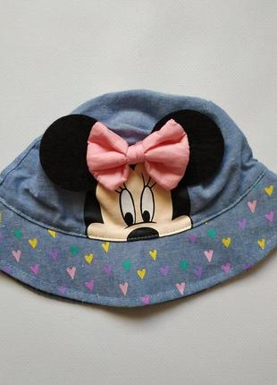 Disney хлопковая панама минни маус