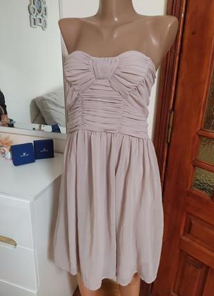 Нюдовое платье, бьюстье atmosphere р-р m