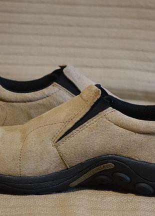 Фирменные замшевые спортивные туфли цвета койот merrell jungle moc 43 1/2 р. ( 28 см.)7 фото