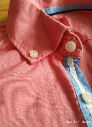 Сорочка рубашка червона красная натуральна
