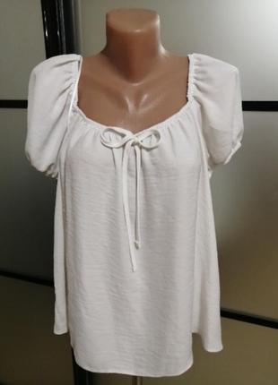 Летняя блуза с актуальным вырезом, new look, размер 12