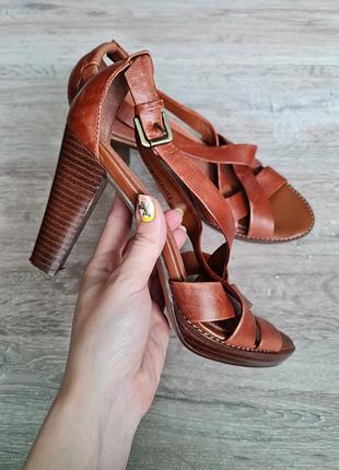 Босоножки кожа lands'end
