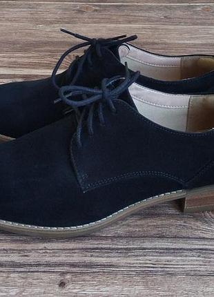 Туфли clarks. размер 39,5. замша.