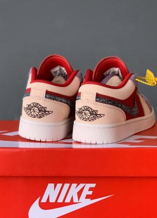 Nike jordan 1  low canyon rust кроссовки найк кросівки жіночі5 фото