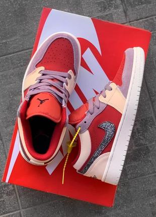 Nike jordan 1  low canyon rust кроссовки найк кросівки жіночі4 фото