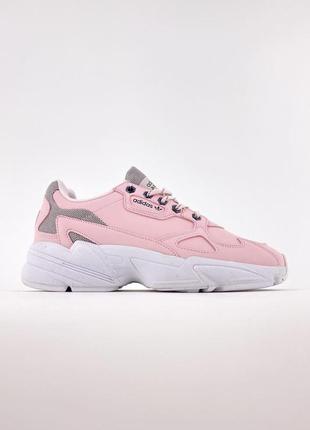 Кроссовки женские adidas falcon pink/white