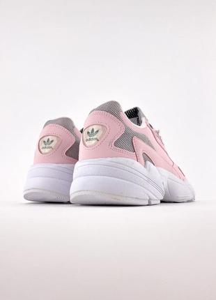 Кроссовки женские adidas falcon pink/white9 фото