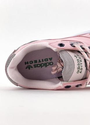 Кроссовки женские adidas falcon pink/white6 фото