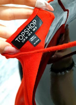 Красный топ topshop10 фото