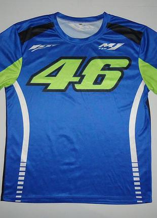 Мотофутболка yamaha yzr m1 46 racing (l-xl)
