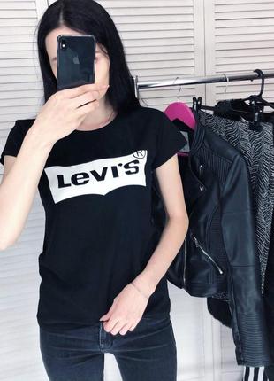 Футболка з принтом levi's, левайс, левіс2 фото