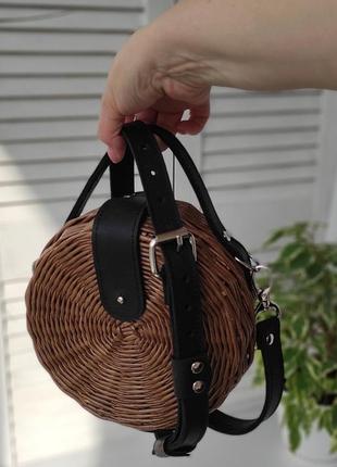 Плетена сумка ніколь 5