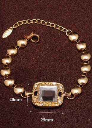 🏵браслет в стразах, новий! арт. 4861