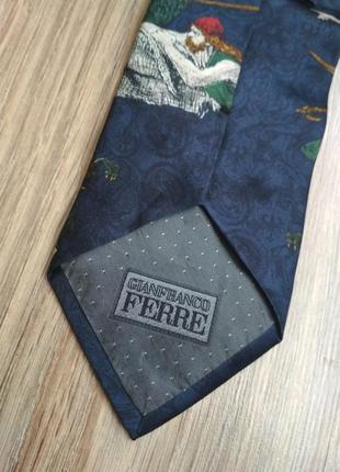 Gianfranco ferre шовковий галстук, оригінал3 фото