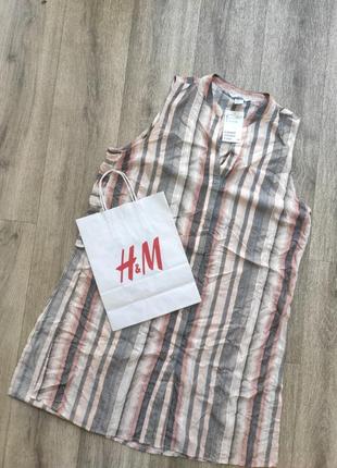 Блузка дуже легка h&m пог 54, піт 54 довжина 90