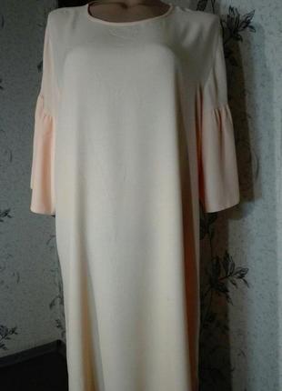 Очень красивое платье персикового цвета!!1 фото
