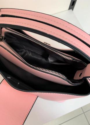 Женская сумка розовая5 фото