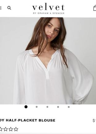 Velvet премиум!легкая рубашка оверсайз блуза