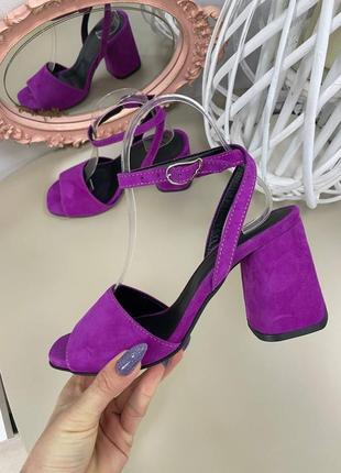 Замшеві босоніжки замшевые босоножки