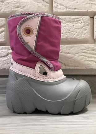 Утеплённые сапожки для девочки crocs3 фото