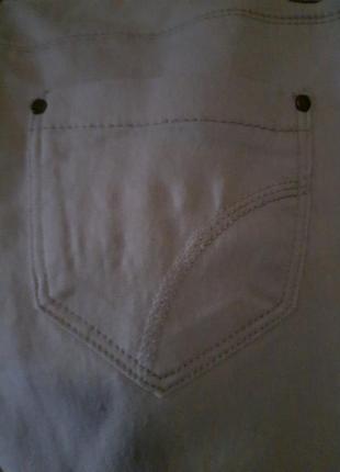 Джинси скіні. літні легкі світлі бавовняні жіночі джинси 12 розмір.3 фото