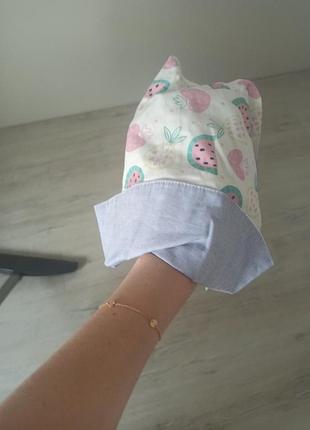 Лёгкая косыночка малышке, девочке 50-53 см