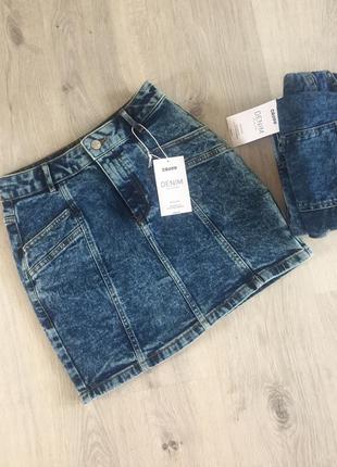 Юбка джинсовая