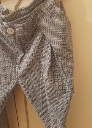 Стильные брюки с зашипами, зауженные  к низу,  новые с биркой, италия6 фото