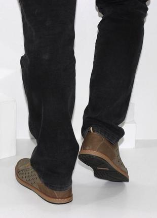 Чоловічі туфлі з перфорацією2 фото