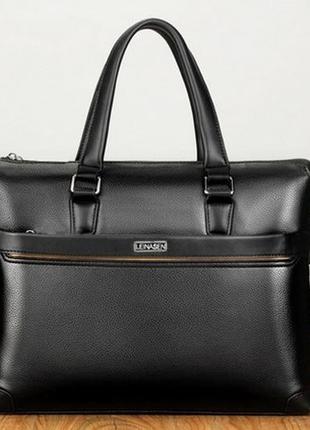 Мужской деловой портфель мужская сумка для документов leinasen